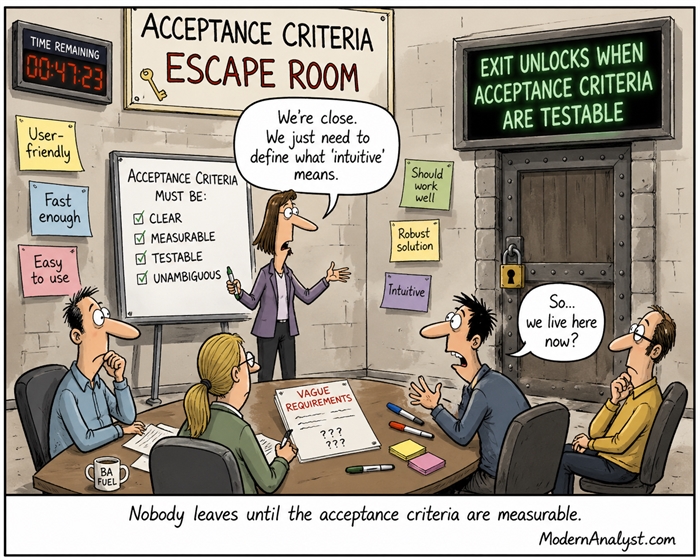 Acceptance Criteria Escape Room